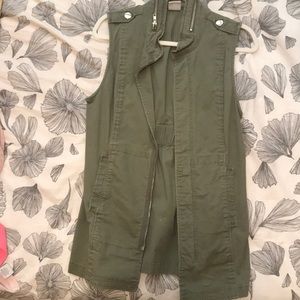 army green vest